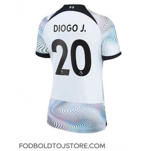 Liverpool Diogo Jota #20 Udebanetrøje Dame 2022-23 Kortærmet